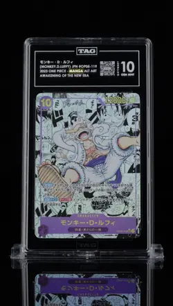 TAG 10 Monkey.D.Luffy OP05-119 MANGA ALT ART PARALLEL ONE PIECE CARD JAPANESE - Image 1