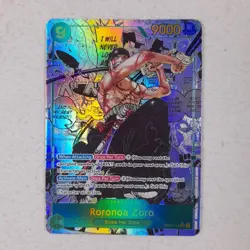 OP06-118 Roronoa Zoro : Secret Rare Alternative Art One Piece English TCG Card - Image 3