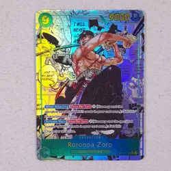 OP06-118 Roronoa Zoro : Secret Rare Alternative Art One Piece English TCG Card - Image 4
