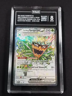 SV: Scarlet & Violet Promo Cards #166 Teal Mask Ogerpon ex TAG 8 - Image 1