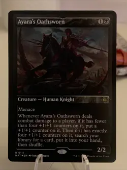 Ayara's Oathsworn Etched Foil March Of The Machine : Aftermath 0111 MTG Card - Image 1