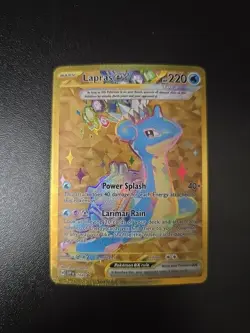 Pokemon Tcg Lapras ex 164 Sv: Scarlet & Violet Promo Cards Holo NM - Image 1