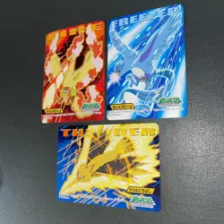 Legendary Birds Trio Pokemon Kids Cards | Articuno | Zapdos | Moltres | - Image 2