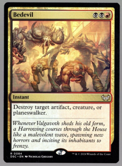 Bedevil 0084 Non Foil Rare Duskmourn MTG Near Mint - Image 1