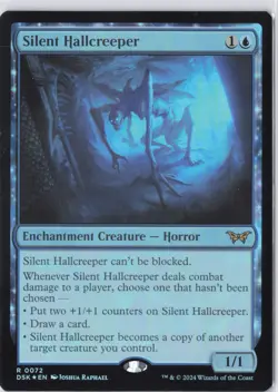 Silent Hallcreeper Duskmourn: House of Horror Foil - NM #72 MTG DSK - Image 1