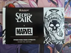 MTG Secret Lair x Marvel's Spider-Man: Mana Symbiote Raised Foil Edition Sealed - Image 1