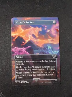MTG - Wizards Rocket - Full Art - Free P+P - Image 1