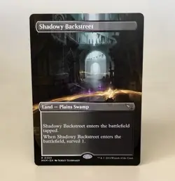 MTG Shadowy Backstreet - Borderless - MKM NM - Image 1
