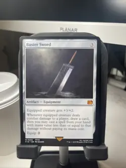 Final Fantasy MTG Magic The Gathering Buster Sword 255 Mythic Non-Foil Rare - Image 1
