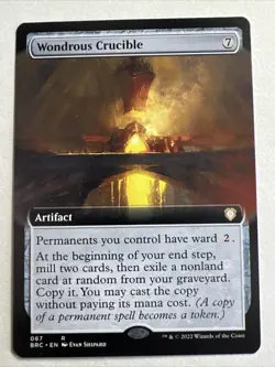 MTG - Wondrous Crucible - Extended Art - Commander: The Brothers' War - NM, Engl - Image 1