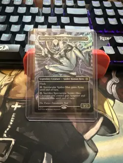 Spectacular Spider-Man (0241) (Borderless) (Textured Foil) Magic The Gathering - Image 1