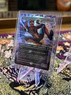 MTG: Spectacular Spider-Man SPM (Borderless) (Textured Foil) Rare #0239 - Image 4