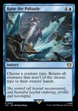 Magic The Gathering Wizards Raise The Palisade Wizards Rare R0023 - Image 1