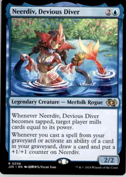 Neerdiv, Devious Diver (Anime) R Foundations Jumpstart 36 NM - Image 1