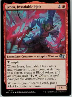 Ivora, Insatiable Heir (Anime) U Foundations Jumpstart 50 NM - Image 1