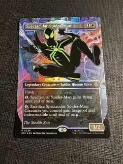 Spectacular Spider-Man (0238) (Borderless) (Textured Foil) Marvel's Spider-Man - Image 2