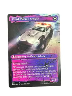 MTG Prowl, Stoic Strategist Prowl, Pursuit Vehicle (Shattered Glass) BOT #016 - Image 2