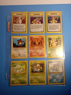 Pokemon TCG Old Holos with Non Holos Lot 9 In Bad Condition See Photos - Image 1