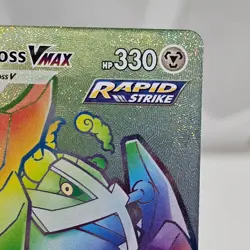 Pokemon TCG Metagross VMAX (Secret) 208/198 Swsh06: Chilling Reign Holo - NM - Image 3