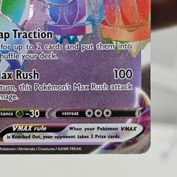 Pokemon TCG Metagross VMAX (Secret) 208/198 Swsh06: Chilling Reign Holo - NM - Image 5