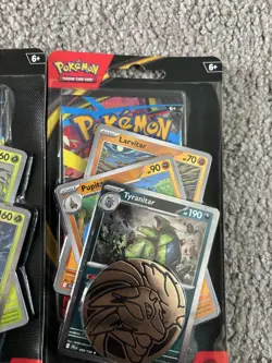 Pokemon TCG Tyranitar & Meowscarada Single Blister Booster Pack Mega Evolution - Image 2