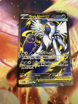 Mega Absol ex Full Art Ultra Rare 161/132 Pokemon Mega Evolution English NM - Image 1