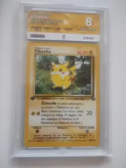 Carte Pokemon Pikachu 60/64 Wizards Edition 1 Jungle FR Pure Grading 8/10 🇫🇷🔥 - Image 1