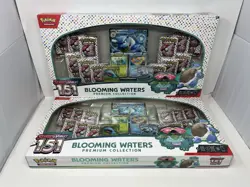x2 Pokemon 151 Blooming Waters Premium Collection Box | ✅ IN HAND SENT ASAP - Image 1