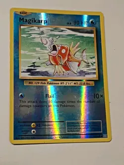 2016 Pokemon TCG Magikarp 33/108 Evolutions Reverse Holo Card LP - Image 1