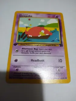 Slowpoke 67/82 1st Edition Team Rocket Pokemon Card Near Mint - Mint NM - Image 1