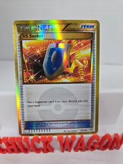Pokemon TCG VS Seeker Roaring Skies Holo Card 110/108 - Touch of Gold HP - Image 1