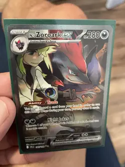 N’s Zoroark EX Holo Rare Trading Card Game Pokemon TCG * SIR * - Image 1