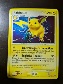 Raichi Lv. 40 Holo Mysterious Treasures 15/123 Near Mint Pokemon Card - Image 3