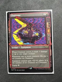 Chainsaw Showcase NM Duskmourn MTG Magic the Gathering Red English Card - Image 2