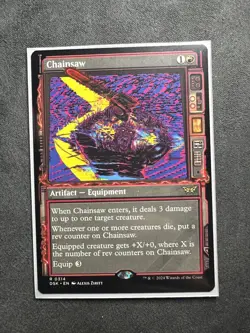 Chainsaw Showcase NM Duskmourn MTG Magic the Gathering Red English Card - Image 5