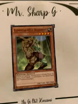 ELEMENTAR-HELD WOODSMAN - 1. AUFLAGE SDHS-DE003 DEUTSCH Yu-Gi-Oh! CARD 2015 OCG - Image 2