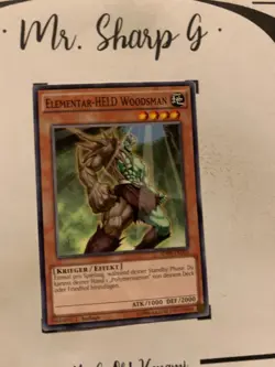 ELEMENTAR-HELD WOODSMAN - 1. AUFLAGE SDHS-DE003 DEUTSCH Yu-Gi-Oh! CARD 2015 OCG - Image 3