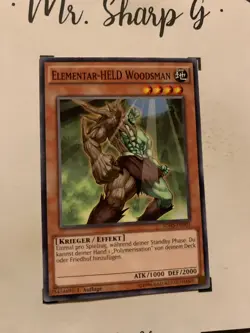 ELEMENTAR-HELD WOODSMAN - 1. AUFLAGE SDHS-DE003 DEUTSCH Yu-Gi-Oh! CARD 2015 OCG - Image 4