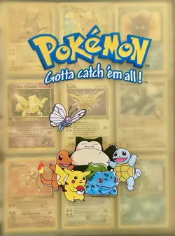 Vintage Pokemon Binder w/ 135 Cards - Early 2000's to 2014 - Mixed Lot of Cards - Image 2