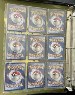 Vintage Pokemon Binder w/ 135 Cards - Early 2000's to 2014 - Mixed Lot of Cards - Image 4