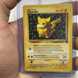 Pokemon "Ivy" PIKACHU Card BLACK STAR PROMO Set #1 Wizard of the Coast League NM - Image 1