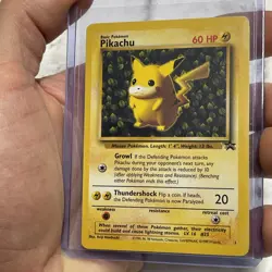 Pokemon "Ivy" PIKACHU Card BLACK STAR PROMO Set #1 Wizard of the Coast League NM - Image 2