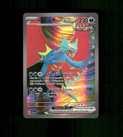 Custom Holo Roaring Moon Card Roaring Moon EX Card READ DESCRIPTION BELOW - Image 1