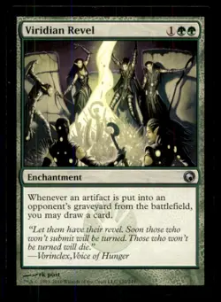 MTG Viridian Revel LP Light Play Scars of Mirrodin [3116] - Image 1