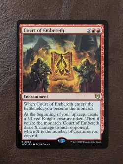 Court of Embereth Commander: Wilds of Eldraine MTG Regular - Image 1