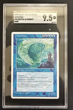 SGC 9.5 MTG Magic Alternate 4th Edition Leviathan - Image 1