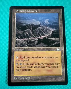 Winding Canyons - Weatherlight - MTG - Magic the Gathering - Image 1
