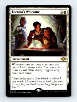 #135 2025 Tarkir: Dragonstorm Commander TDC _ Tocasia's Welcome Rare - Image 1