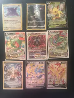 Pokemon TCG Crown Zenith 9 Card Lot Sword And Shield Ex Xy Base Vmax 151 - Image 2