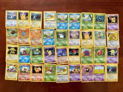 Pokemon Lot of 36 Cards 1999-2000 Light Play Ungraded - Image 1